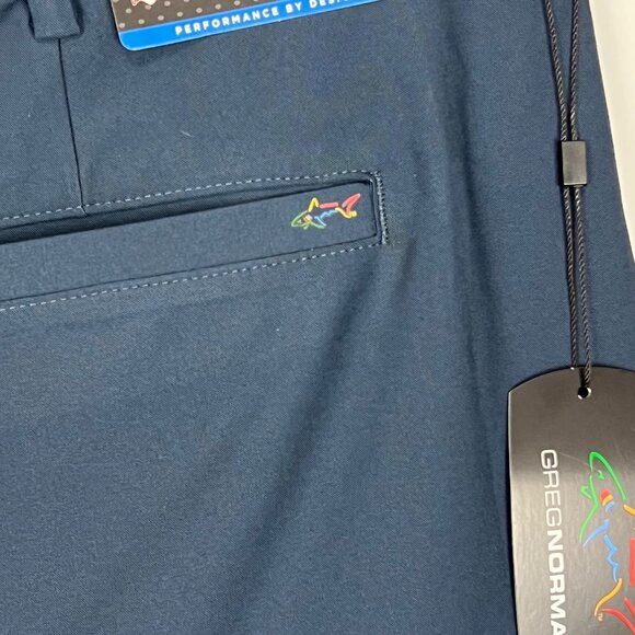 Greg Norman Mens Performance Stretch Golf Shorts Blue Comfort Stretch size 40 - Picture 7 of 13